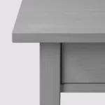 میز چوبی ایکیا مدل HEMNES خاکستری ۳۵*۴۶ سانتی‌متر