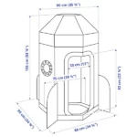 چادر بازی کودک موشکی ایکیا AFTONSPARV
