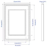انواع قاب عکس چوبی ایکیا مدل RODALM ابعاد ۱۵*۱۰ سانتی‌متر
