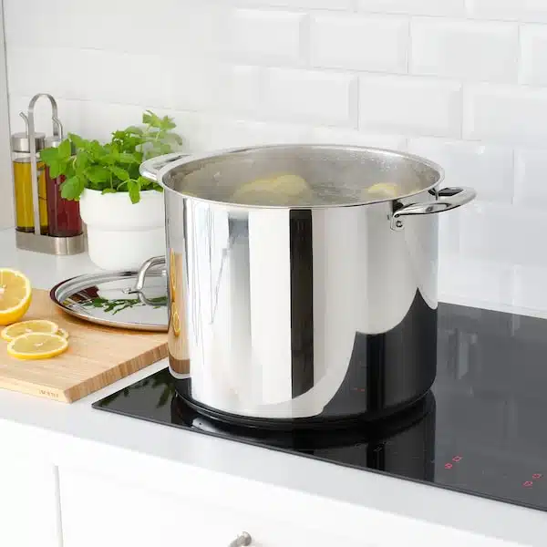 قابلمه درب دار استیل 15 لیتری ایکیا IKEA 365+