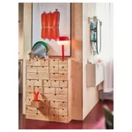 آباژور فانتزی با رنگ قرمز از برند IKEA مدل BLÅSVERK