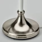 قیمت آباژور رومیزی ایکیا مدل FLYGHOJD، نیکل اندود/ سفید، ۵۴ سانتی‌متر