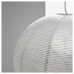 خرید شید/ کلاهک چراغ آویزایکیا مدل  GULLSUDARE دست‌ساز، سفید ۷۰ سانتی‌متر