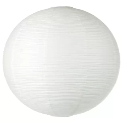 شید/ کلاهک چراغ آویزایکیا مدل  GULLSUDARE دست‌ساز، سفید ۷۰ سانتی‌متر