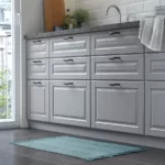 فرش ایکیا مدل SORTSO  آبی روشن/ ابعاد 55  در 85 سانتی‌متر