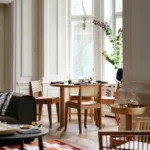 لوستر شیشه ای ایکیا مدل  STOCKHOLM 2025، شیشه‌ای/برنجی، ۳۸ سانتی‌متر