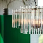 خرید آنلاین لوستر آویز ایکیا مدل  STOCKHOLM 2025، شیشه‌ای/برنجی، 54 سانتی‌متر