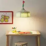 لوستر مدرن TROLLBO ایکیا به رنگ سبز روشن برای خانه‌های شیک