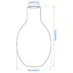 قیمت گلدان ایکیا مدل BLODBJORK، صورتی کم‌رنگ/آبی