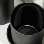 انواع ست ۳ تکه لوازم سرویس بهداشتی ایکیا مدل GANSJON، مشکی