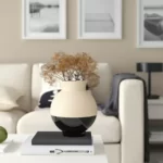 خرید گلدان ایکیا مدل GLANSGRAN بژ/مشکی