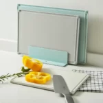 نگهدارنده به همراه ۳ تخته آشپزخانه ایکیا مدل GUMMIHAJ، رنگ‌های ترکیبی