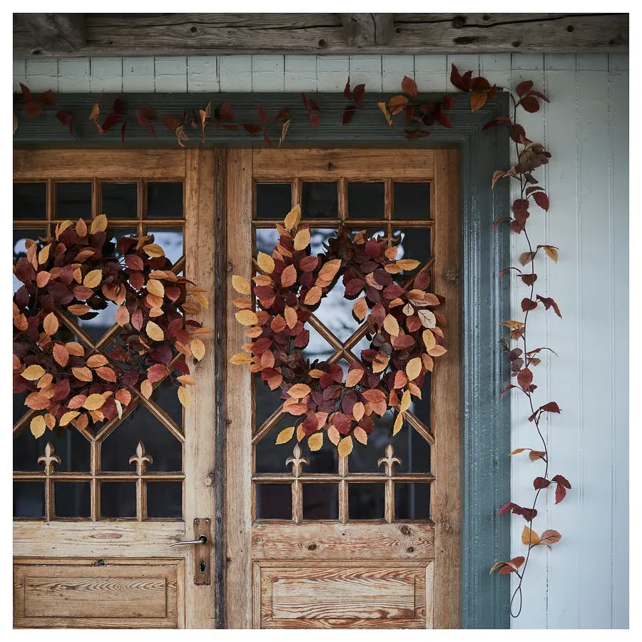 قیمت حلقه گل مصنوعی ایکیا مدل HOSTAGILLE، رنگ‌های ترکیبی