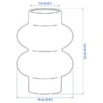 قیمت گلدان ایکیا مدل PARLHAGG، زرد - بژ