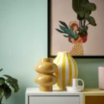 انواع گلدان ایکیا مدل PARLHAGG، زرد - بژ