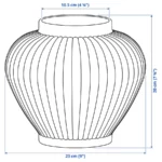 قیمت گلدان ایکیا مدل PELARBJORK، خاکستری-سبز