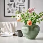 انواع گلدان ایکیا مدل PELARBJORK، خاکستری-سبز