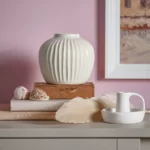 گلدان سرامیکی ایکیا مدل PELARBJORK، سفید