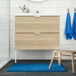 قیمت پادری حمام ایکیا مدل TOFTBO، آبی روشن، اندازه ۵۰x۸۰ سانتی‌متر