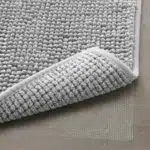 خرید پادری حمام ایکیا مدل TOFTBO، خاکستری تیره-سفید/ ملانژ