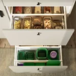 ست جا ادویه ای ۶ عددی ظرف نگهداری غذای خشک ایکیا مدل KORALLVIPPA