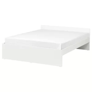 فریم تختخواب ایکیا مدل VIHALS، سفید، 200*180 سانتی‌متر