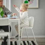 انواع صندلی کودک ایکیا مدل VILDGAS، سفید