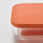 ست نگهدارنده غذا ایکیا مدل HAVSTOBIS با درب، شفاف/چند رنگ، ۷۰۰ میلی‌لیتر