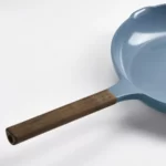 خرید آنلاین تابه ایکیا مدل KLIPPFISK پوشش نچسب / دسته چوبی/ خاکستری-آبی تیره