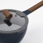 خرید آنلاین قابلمه سس ایکیا مدل KLIPPFISK مشکی–آبی، روکش نچسب/ گنجایش ۲.۳ لیتر