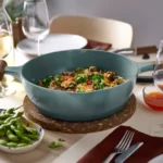 قیمت تابه سرخ‌کردنی ایکیا مدل KLIPPFISK با درب، روکش نچسب، خاکستری–فیروزه‌ای