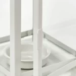 قیمت جا شمعی ایکیا مدل BORRBY  فانوس مخصوص شمع وارمر، سفید