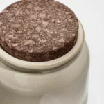 بانکه سرامیکی درب دار ایکیا مدل BRUGDHAJ  بژ، ظرفیت ۱ لیتر