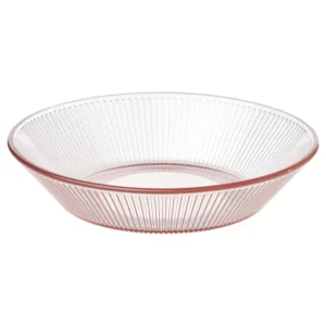 بشقاب گود ایکیا مدل HAVSGADDA  راه‌راه/ صورتی