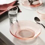 بشقاب خورشت خوری HAVSGADDA  راه‌راه/ صورتی