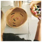 خرید سبد حصیری ایکیا مدل MAVINN جنس جوت (الیاف کنف)، ۲۸ سانتی‌متر