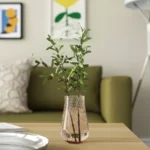 خرید گلدان شیشه‌ای ایکیا مدل PASKOTRAD، قهوه‌ای روشن، ارتفاع ۱۳.۵ سانتی‌متر