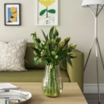 خرید گلدان شیشه‌ای ایکیا مدل PASKOTRAD، قهوه‌ای روشن