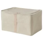 باکس پارچه‌ای نگهدارنده ایکیا مدل PURRPINGLA بژ، اندازه ۳۴×۵۱×۲۸ سانتی‌متر