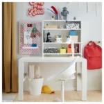 انواع شلف پگ بورد ایکیا مدل SKADIS صورتی