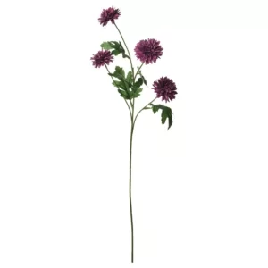 گل مصنوعی ایکیا مدل SMYCKA، نوع Chrysanthemums، یاسی
