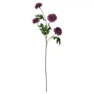 گل مصنوعی ایکیا مدل SMYCKA، نوع Chrysanthemums، یاسی