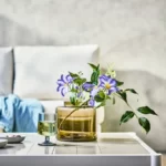 خرید گل مصنوعی ایکیا مدل SMYCKA، نوع Clematis، آبی، ارتفاع ۹۷ سانتی‌متر