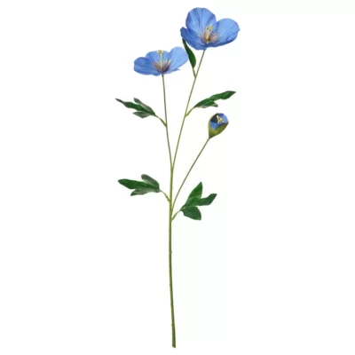 گل مصنوعی ایکیا مدل SMYCKA، مدل پاپی / آبی