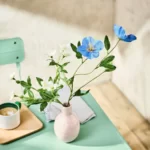 شاخه گل مصنوعی ایکیا مدل SMYCKA، مدل پاپی / آبی