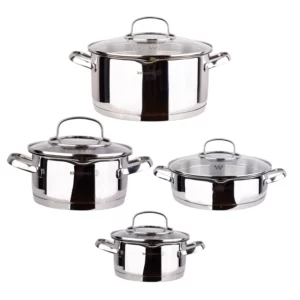 سرویس قابلمه کرکماز مدل استیما ۸ پارچه استیل ضدزنگ