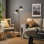 چراغ ایستاده KLÖVING رنگ سیاه براق